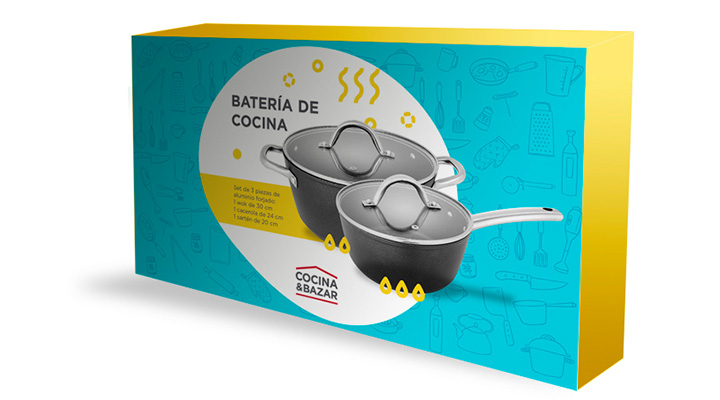 Packaging Set de cocina LA